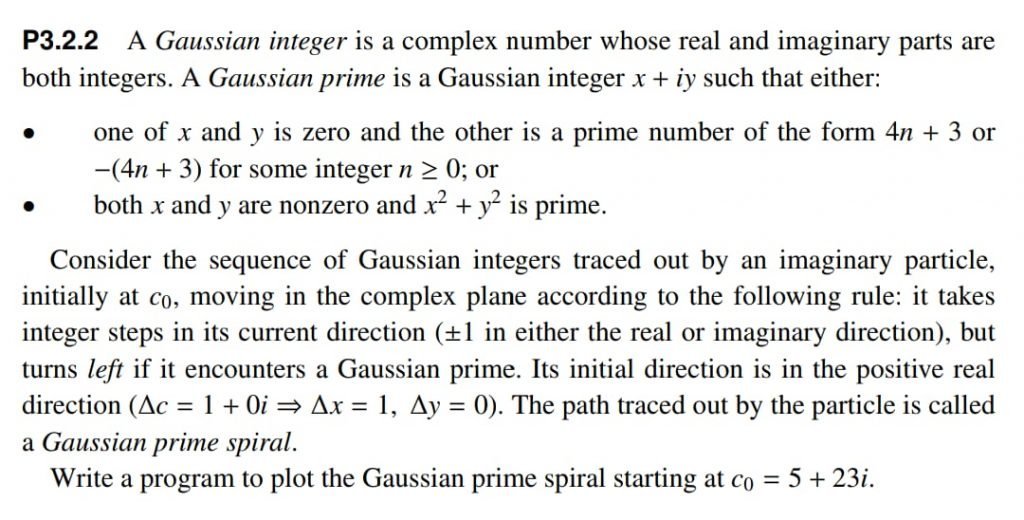 Gaussian Integer and Primes Problem